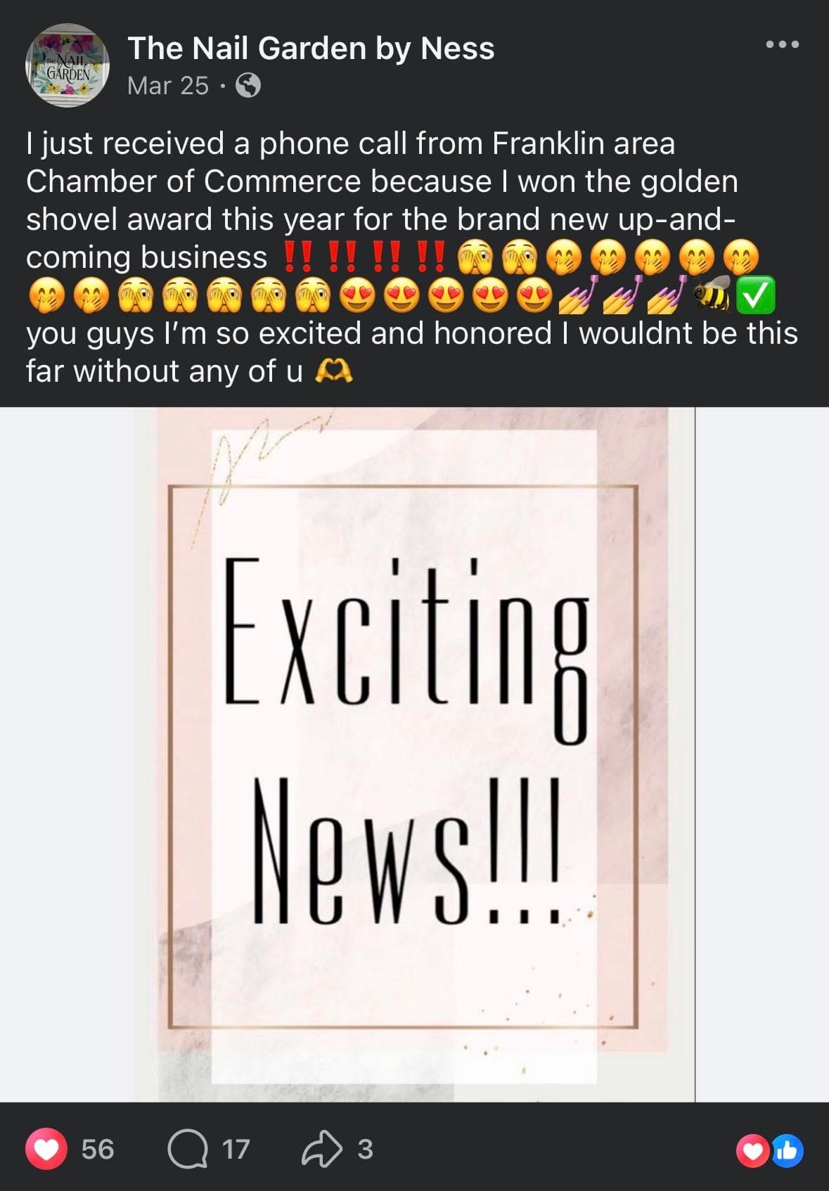 Chamber outreach proof